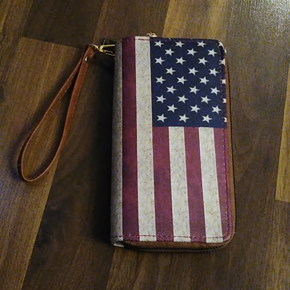 New American Flag Wallet